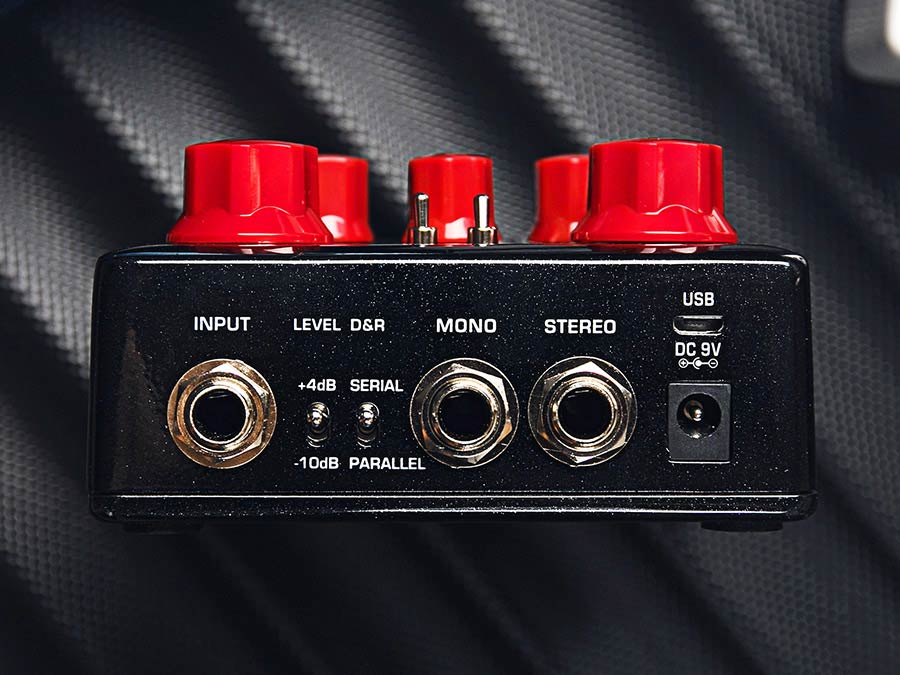 NUX: digitale delay en reverb pedaal met tap tempo freeze en shimmer, ATLANTIC