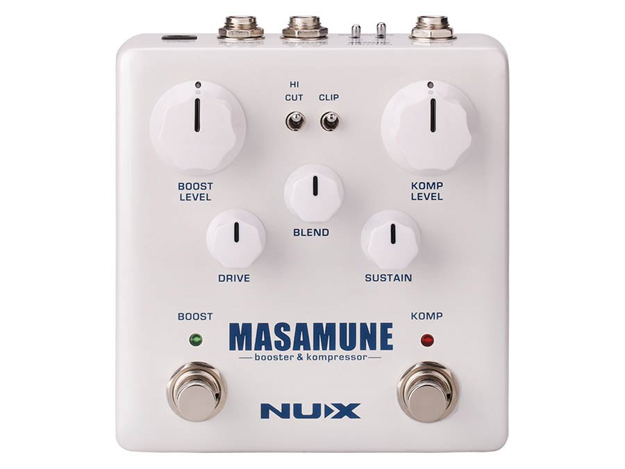 NUX: analoge compressor en boost pedaal, MASAMUNE