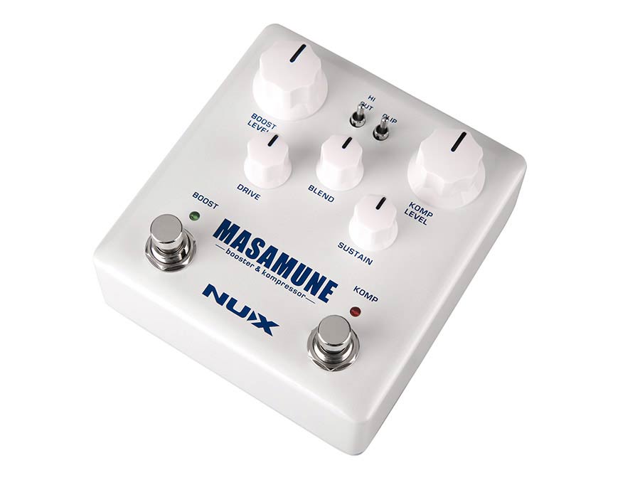 NUX: analoge compressor en boost pedaal, MASAMUNE