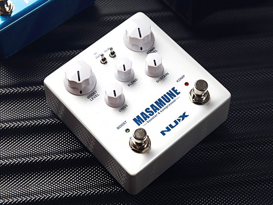 NUX: analoge compressor en boost pedaal, MASAMUNE