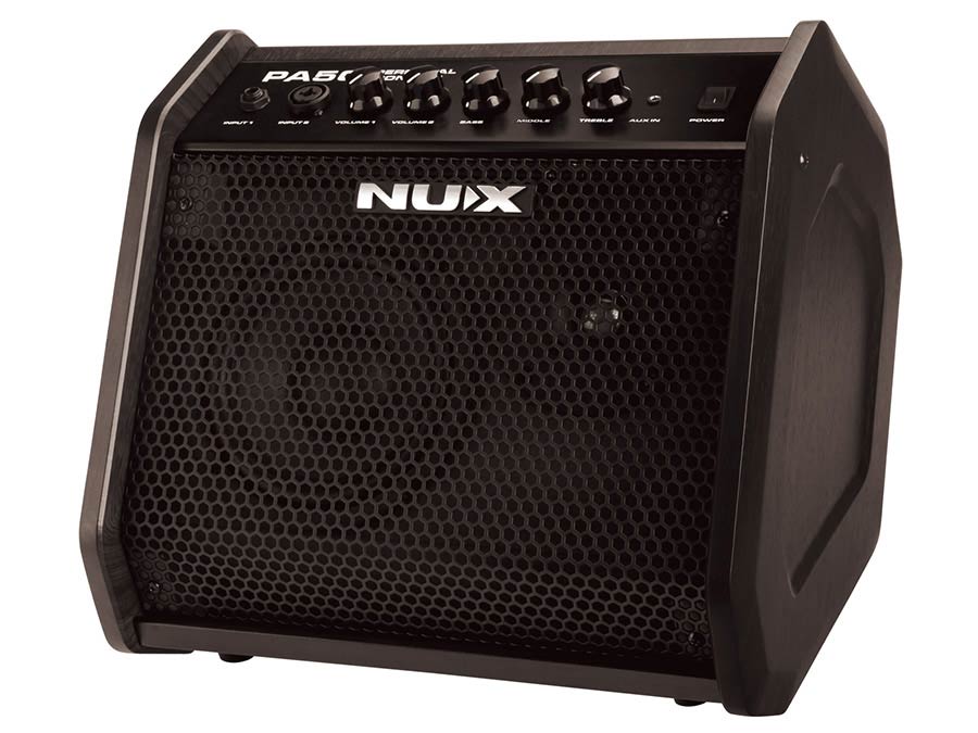 NUX: persoonlijk monitor systeem, 50 watt, 6,5" woofer + 1" tweeter, 2 kanalen, FRFR