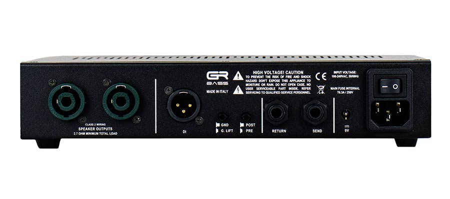 GR Bass ONE 350 basversterkertop 350 watt afbeelding 3