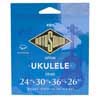 Rotosound RS85S Traditional Instruments snarenset sopraan ukelele 'Nylgut' synthetic gut, G-C-E-A tuning, 24-30-36-26