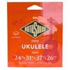 Rotosound RS85C Traditional Instruments snarenset concert ukelele 'nylgut' synthetic gut, g-c-e-a tuning, 26-31-37-26