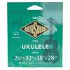 Rotosound RS85T Traditional Instruments snarenset tenor ukelele 'nylgut' synthetic gut, g-c-e-a tuning, 26-32-38-28