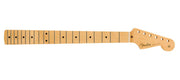 Fender 50's Stratocaster neck, 21 medium jumbo frets, 9,5" radius maple fingerboard, soft V-shape