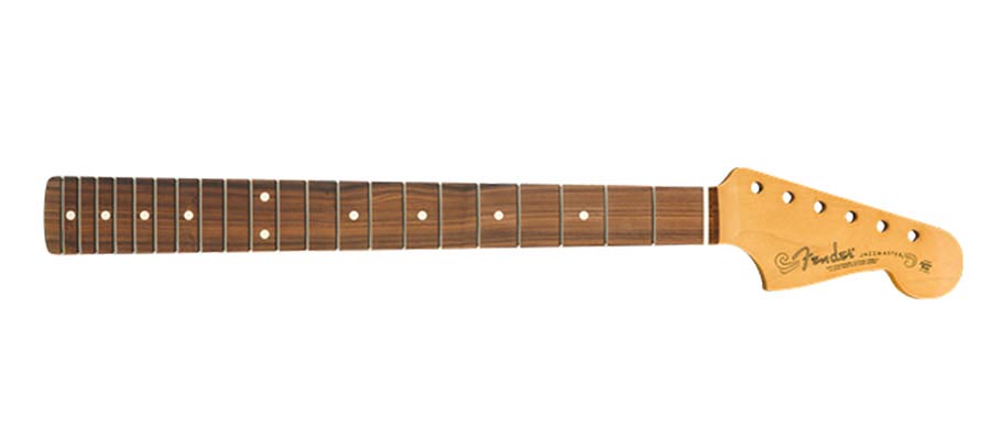 Fender Jazzmaster neck, 21 medium jumbo frets, 9,5" radius pau ferro fingerboard, C-shape