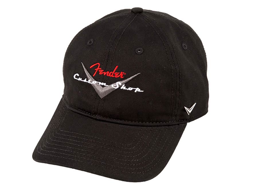 Fender custom shop baseball hat, black, one size fits most