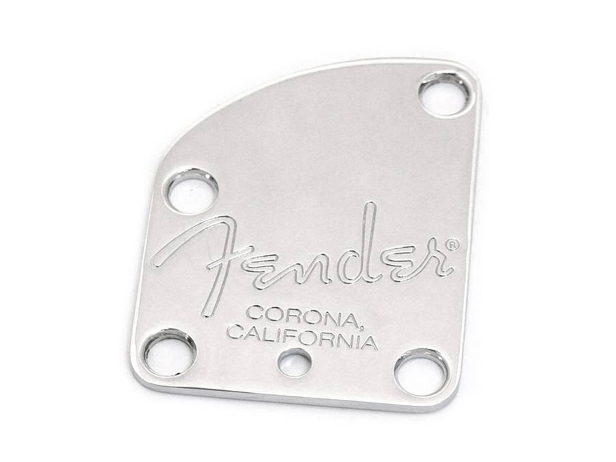 Fender 0059209049 Deluxe Stratocaster Halsplaat Chroom 4-Bouts