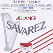 Savarez HPK41B Alliance harpsnaar voor kleine harp en concertharp 0,41 mm 1 m zwart