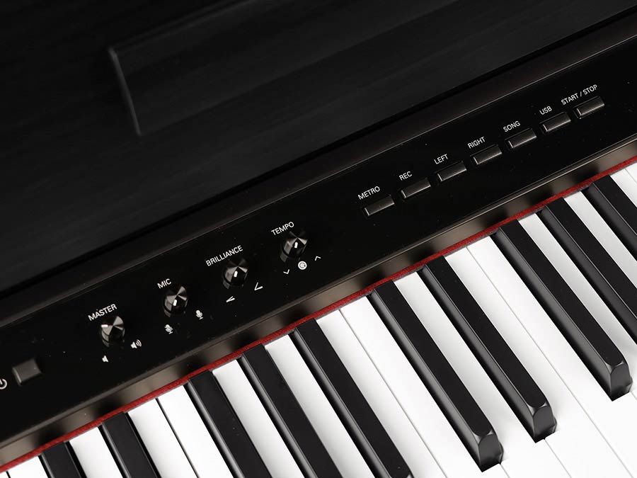 Medeli DP650K/BK Forte Series Digitale Upright Piano - Zwart Satijn