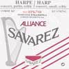 Savarez HPK71R Alliance harpsnaar voor kleine harp en concertharp 0,71 mm 1 m rood
