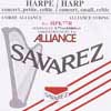 Savarez HPK77R Alliance harpsnaar voor kleine harp en concertharp 0,77 mm 1 m rood