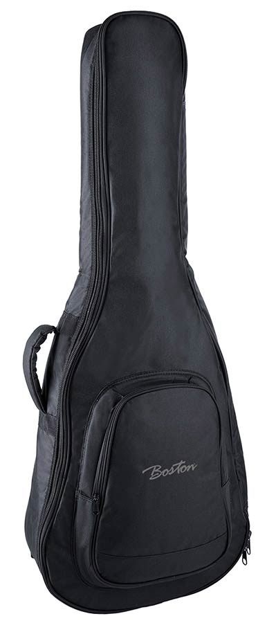 Boston K-10 1/2 gigbag voor klassieke gitaar – 10 mm voering (zwart)