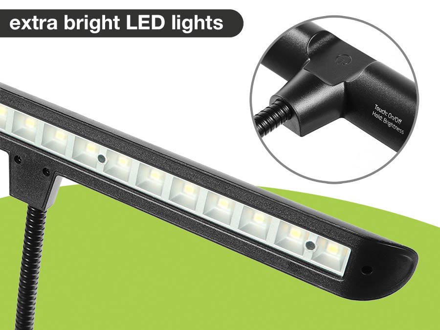 Boston MSL-1800 XXL lessenaarlamp met 18 dimbare LED