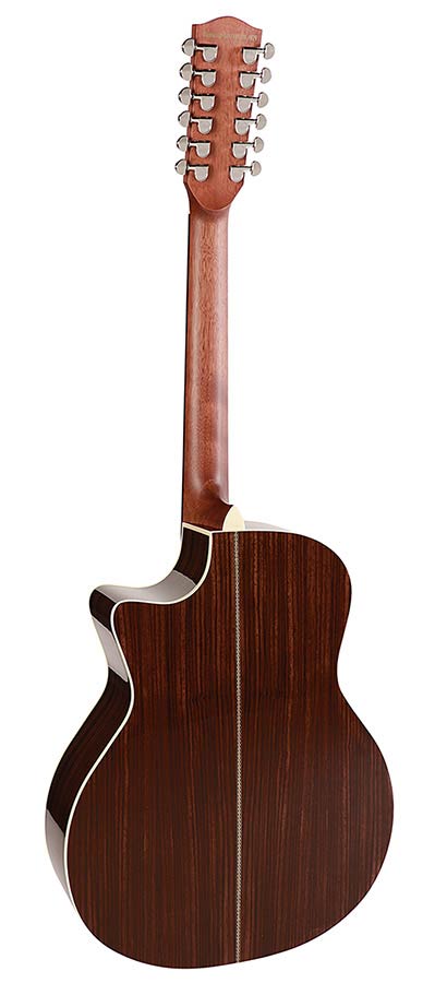 Richwood G-6512-CEVA Master Series handgemaakte grand auditorium gitaar, massief sparren en palissander, vintage aged