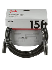 Fender microphone cable, 15ft, black