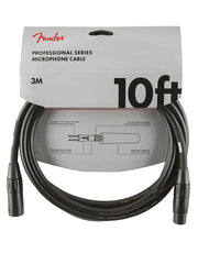 Fender microphone cable, 10ft, black