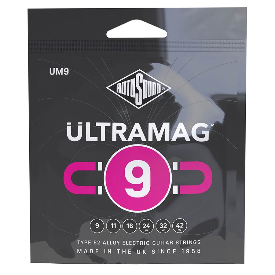Rotosound UM9 Ultramag snarenset voor elektrische gitaar