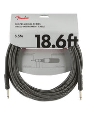 Fender instrument cable, 18.6ft, gray tweed