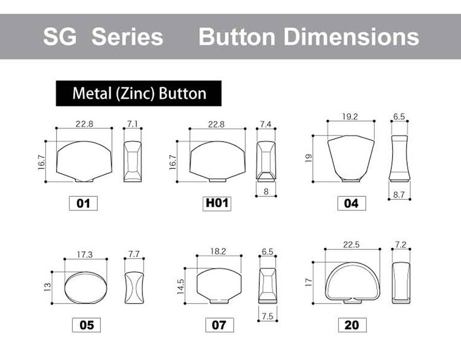 Gotoh - GTH13470 - SG301 machine heads with Magnum Lock Trad and 20 buttons, 3L3R, chrome afbeelding 4