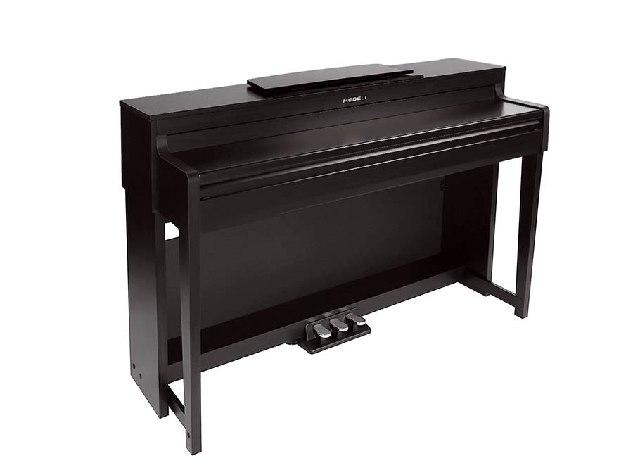 digital upright piano, 88 keys graded hammer action, triple sensor (GP3), 2 x 25 W - rosewood