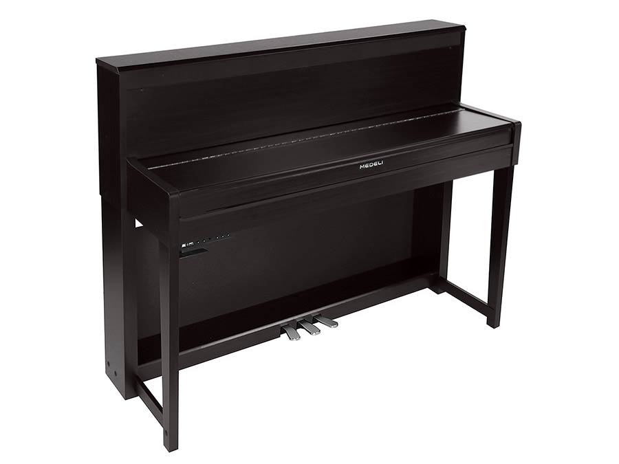 digital upright piano, 88 keys graded hammer action, triple sensor (GP3), 2 x 40 W - rosewood