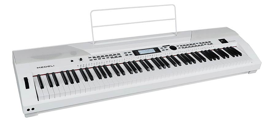 digital stage piano with accompaniment, 88 keys hammer action (GAS-II), 2 x 20 W, white