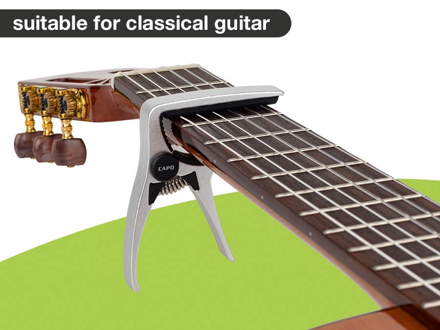 Boston CAPO/CL-02 Aluminium Capo voor Klassieke Gitaar
