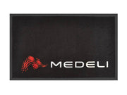 promotional mat black with logo, 100x60cm