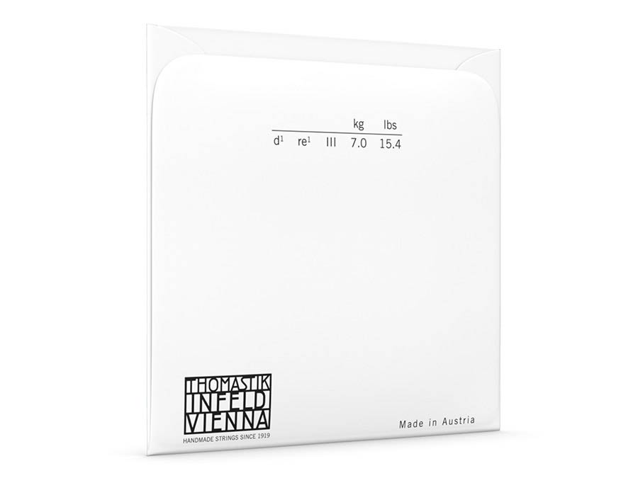 Thomastik-Infeld TH-152 2x D-snaar voor mandoline, vlak omwonden afbeelding 2
