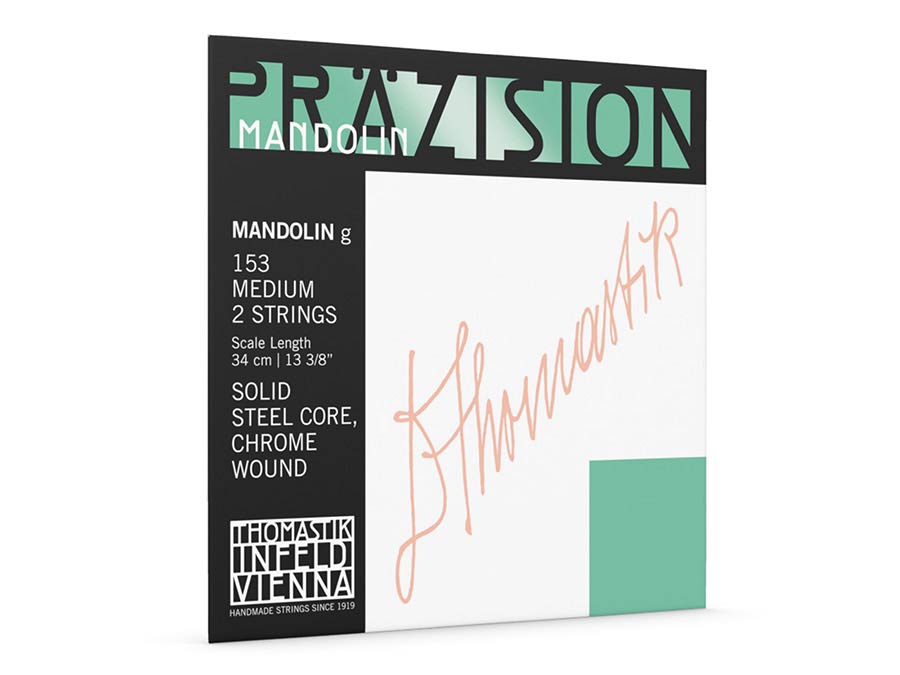 Thomastik-Infeld TH-153 2x G-snaar voor mandoline, vlak omwonden