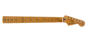 Fender roasted maple Stratocaster neck, 21 narrow tall frets, 9.5" radius maple, C shape, MIM