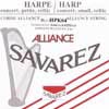 Savarez HPK64B Alliance harpsnaar voor kleine harp en concertharp 0,64 mm 1 m zwart