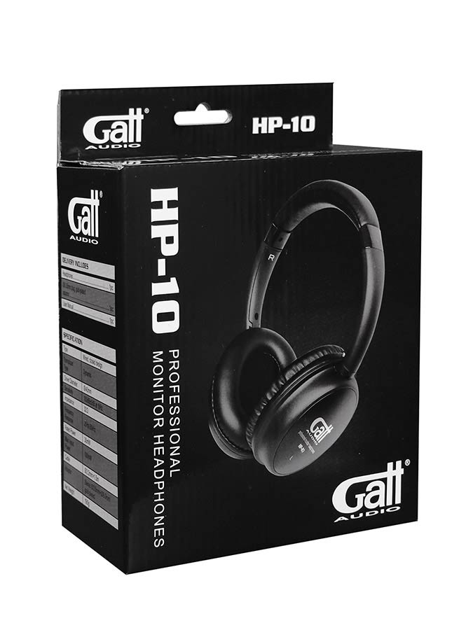 Gatt Audio HP-10 Professionele Studio Hoofdtelefoon