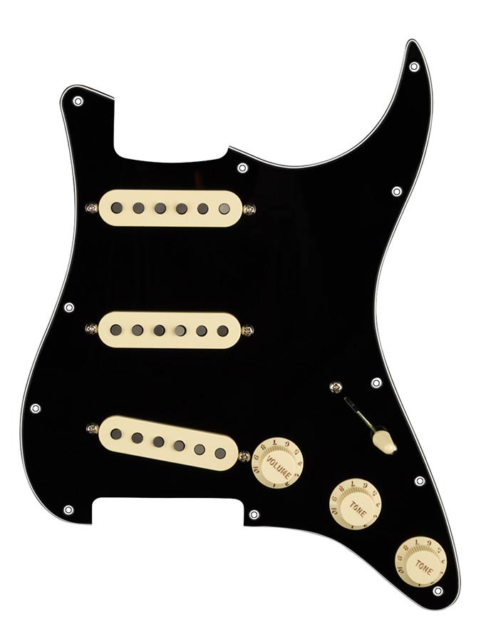 Fender 0992340506 Custom Shop Fat '50s Stratocaster SSS Voorbedrade Slagplaat Zwart 11-Gaats