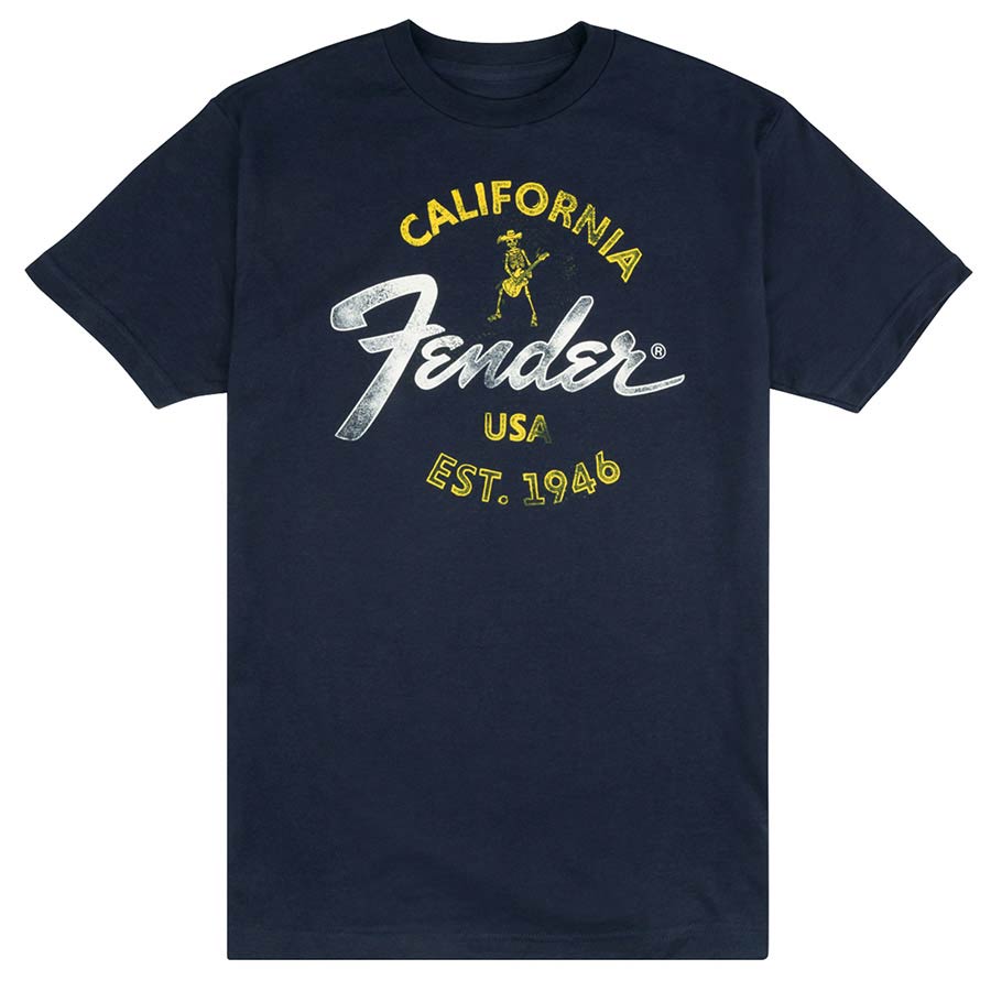 Fender Baja Blue t-shirt, blue, M
