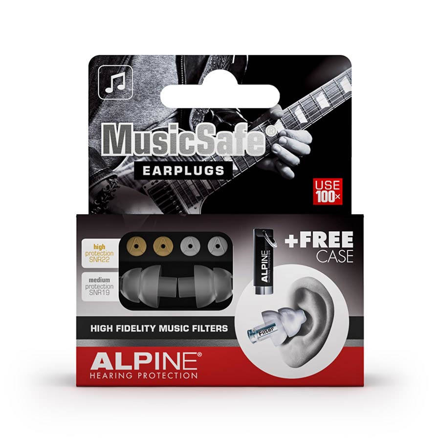Alpine Hearing Protection ALP-MS MusicSafe oordoppen voor muzikanten transparant afbeelding 3
