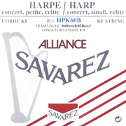Savarez HPK60B Alliance harpsnaar voor kleine harp en concertharp 0,60 mm 1 m zwart