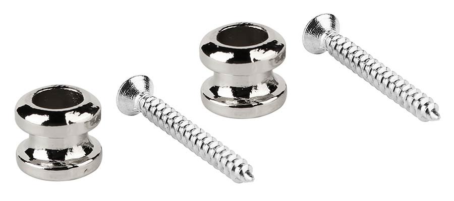 Boston BSLB-10-CH Straplock-knoppen Chroom - 2 stuks