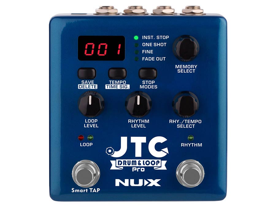 NUX: dual switch looper pedaal DRUM & LOOP PRO