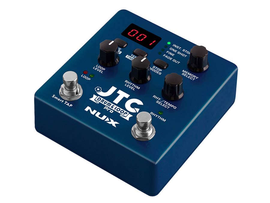 NUX: dual switch looper pedaal DRUM & LOOP PRO