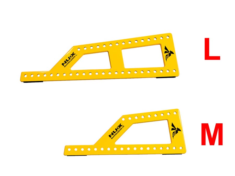 NUX: pedal board Bumblebee L, 445mm (W) x 320mm (D) x 90mm (H), with carry bag