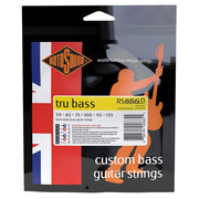 Rotosound RS886LD Tru Bass 88 string set electric bass 6 black nylon flatwound 50-135, standard gauge