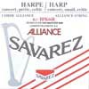 Savarez HPK66R Alliance harpsnaar voor kleine harp en concertharp 0,66 mm 1 m rood