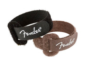 Fender cable ties, 7", black and brown, 6 pieces