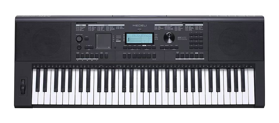 keyboard, 61 touch sensitive keys,  2 x 15 W, with XY-pad
