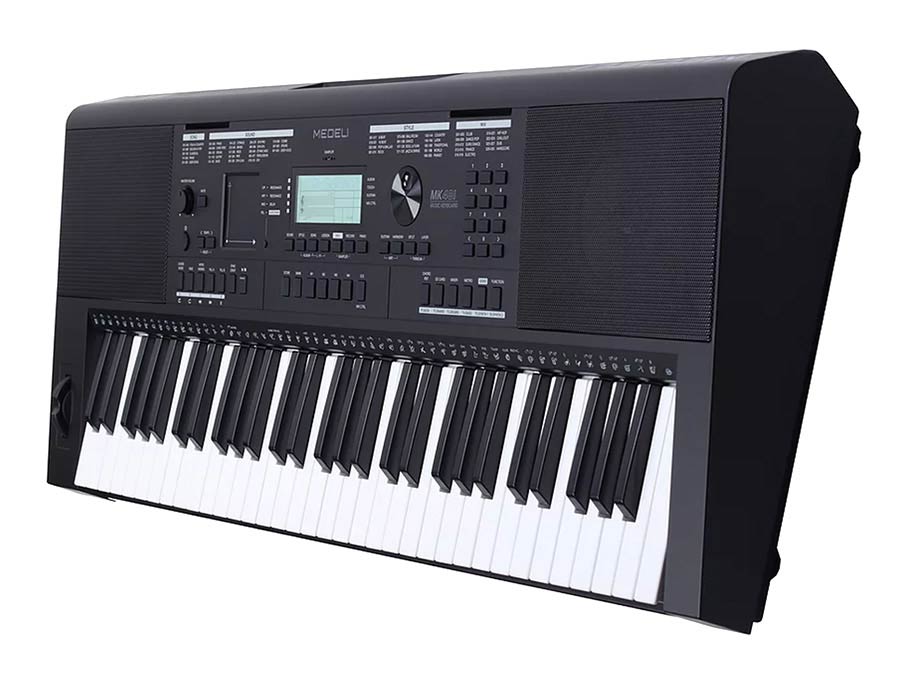 keyboard, 61 touch sensitive keys,  2 x 15 W, with XY-pad