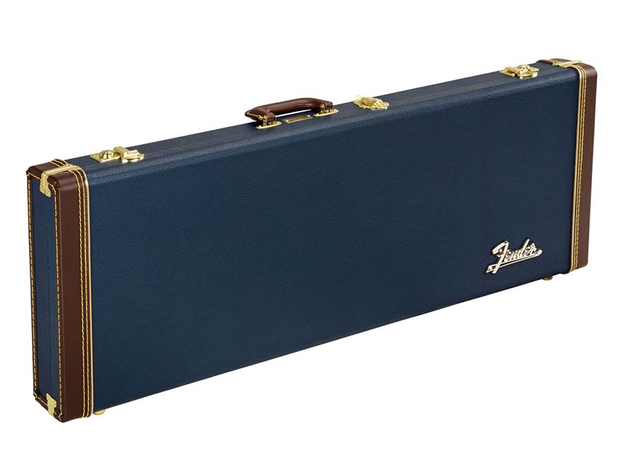 Fender Classic Series case, Strat/Tele, navy blue