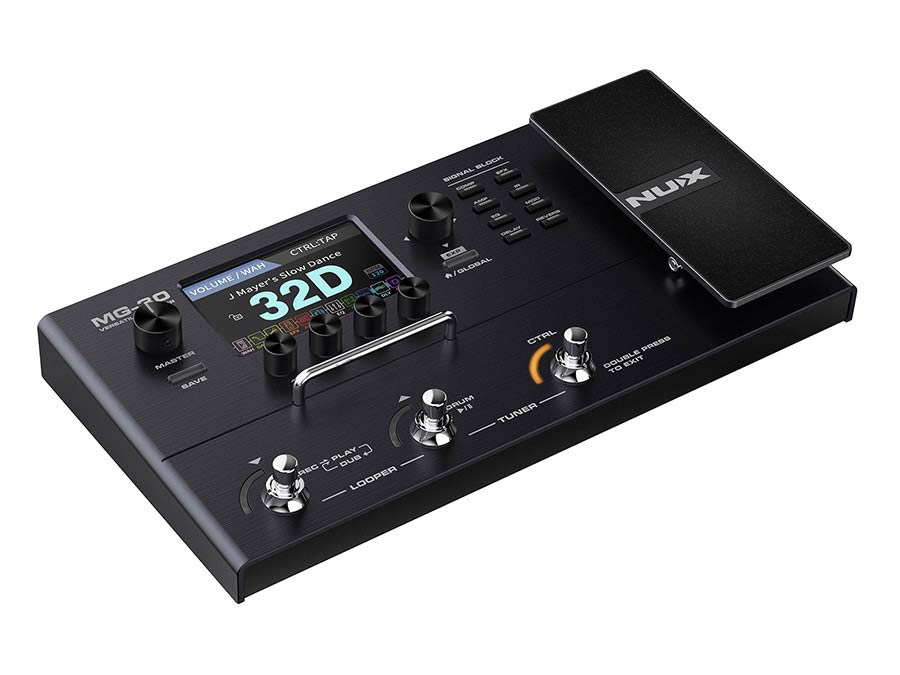 NUX: digitaal multi-effectpedaal, versterker modeling en cab simulatie + effecten, incl. footswitch